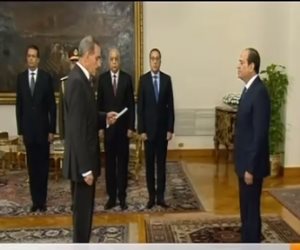 فيديو.. المحافظون الجدد يؤدون اليمين الدستورية أمام الرئيس السيسى