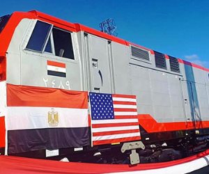 قادمة من أمريكا.. جرارات السكة الحديد الجديدة تصل ميناء الاسكندرية (صور)