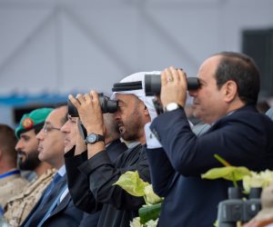 ولى عهد أبو ظبى فى افتتاح قاعدة برنيس: إنجازات نوعية تعكس رؤية مصر الطموحة