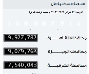 بعد الـ100 مليون.. المصريون يزيدون 3916 نسمة في يوم واحد