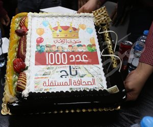 «تاج الصحافة المستقلة».. «صوت الأمة» تحتفل بالعدد 1000 (صور)