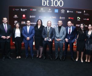 احتفالية bt100.. تكريم شركة تطوير مصر ويتسلمها أحمد شلبى الرئيس التنفيذى للشركة