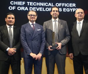 احتفالية bt100.. تكريم "أورا للتطوير العقارى".. ويتسلمها عمرو عبد المنعم