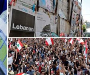 محتجون لبنانيون يقطعون الطرقات لاقتحام مصرف في طرابلس (فيديو)