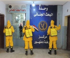 الداخلية تواصل عمليات التطهير الوقائي للمنشأت الشرطية لمواجهة كورونا (صور)