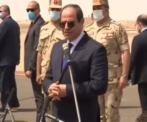 السيسى للميليشيات الليبية: الخط اللى واقفين عليه نحترمه
