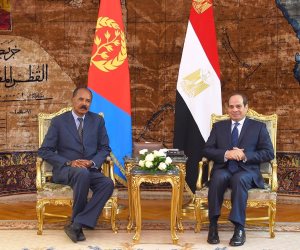 مراسم استقبال رسمية للرئيس الإريترى بـ"الاتحادية" ومباحثات مهمة مع السيسى