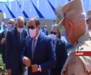 الرئيس السيسي يشهد افتتاح عددا من المشروعات القومية والأسمرات 3