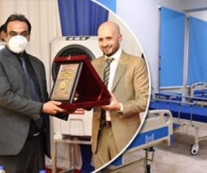 افتتاح دار العزل الصحي لمستشفى سعاد كفافي بجامعة مصر للعلوم والتكنولوجيا (صور)