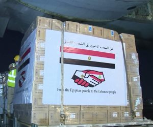 مصر ترسل طائرة المساعدات العسكرية الثالثة إلى لبنان