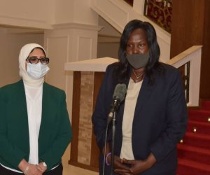 وزيرة الصحة من جنوب السودان: المركز الطبي بجوبا تكليلاً للجهود المصرية وتوجيهات الرئيس السيسي بدعم الأشقاء
