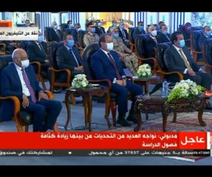 السيسي: "الدولة تقاعست في عدم شرح القضية لشعبها.. واللى بنعمله ميتعملش"