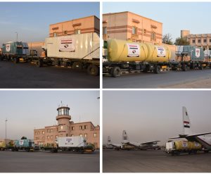 مصر ترسل الرحلة الثالثة من خطوط إنتاج الخبز الميدانية للأشقاء فى السودان