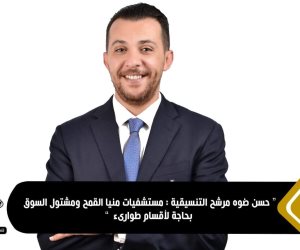 "حسن ضوه مرشح التنسيقية: مستشفيات منيا القمح ومشتول بحاجة لأقسام طوارئ "