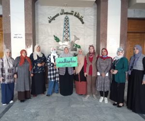 "معًا ضد العنف والتنمر ضد المرأة" حملة لوحدة "تكافؤ الفرص" بشمال سيناء ( صور)