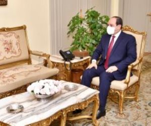 الرئيس السيسى يجتمع بالفريق أول محمد زكى وزير الدفاع والإنتاج الحربى