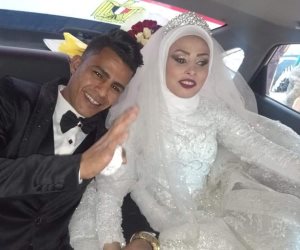 العروسان ميزار وأيمن يشكران الرئيس السيسى على توفير شقة سكنية لهما