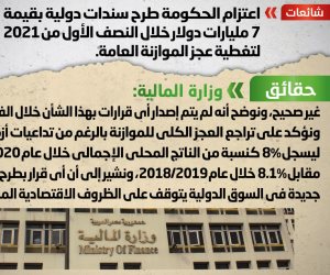 الحكومة تنفي طرح سندات دولية بقيمة 7 مليارات دولار لتغطية عجز الموازنة العامة