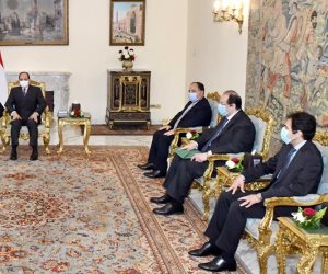 الرئيس السيسي يستقبل وزير الخزانة الأمريكي "منوشن"