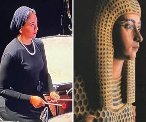 نفس جينات المصريين القدماء.. رواد مواقع التواصل يحتفون بعازفات اوكسترا موكب المومياوات الملكية