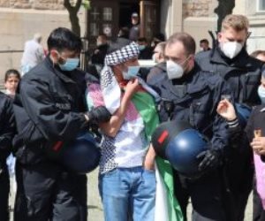 المئات يتظاهرون فى ألمانيا تضامنا مع فلسطين مطالبين بفرض عقوبات على إسرائيل