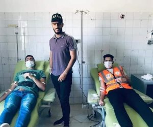 استنفار شعبي ورسمي وحملات تبرع بالدم في شمال سيناء لاستقبال جرحى هجمات الاحتلال على غزة (صور)