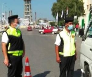  حملات مرورية بمحاور القاهرة والجيزة لرصد مخالفى قواعد المرور