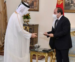 الرئيس السيسى يتسلم دعوة من أمير قطر لزيارة الدوحة