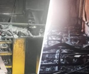 التهم 4 مطاعم.. السيطرة على حريق جليم في الإسكندرية