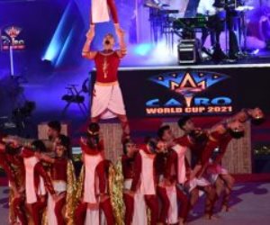 حفل افتتاح مبهر لكأس العالم للجمباز الفني بإستاد القاهرة (فيديو وصور)