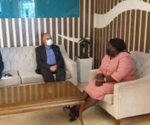 وزير الرى يلتقى وزيرة خارجية جنوب السودان ويناقش أزمة سد النهضة