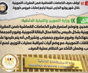 الحكومة تنفي توقف صرف كمامات بالمقررات التموينية بعد تراجع إصابات كورونا