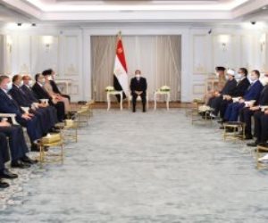 تفاصيل اجتماع الرئيس السيسى بمقر رئاسة الجمهورية في "العلمين الجديدة"