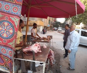 الجيزة.. ضبط حالات ذبح مخالف وتحرير محاضر وغرامات على المخالفين بالطالبية والدقي 