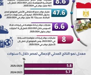 مصر ثالث أكبر 5 اقتصادات عربية.. والعراق تحقق مفاجأة