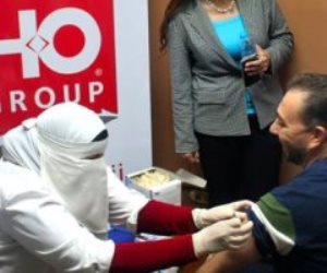 حملة تطعيم العاملين فى مجموعة HO Group