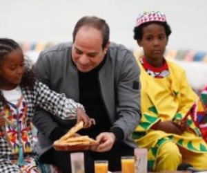 جميلة النوبة الطفلة جنى: قلت للرئيس السيسى أنا وكل أهالي النوبة بنحبك