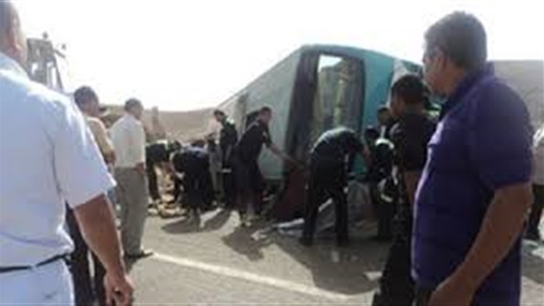 ارتفاع ضحايا حادث «صحراوى بني سويف» إلى 9 وفيات