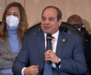 الرئيس السيسي: عندما نتحدث عن حقوق الإنسان فى مصر يجب أن يكون تناول شامل