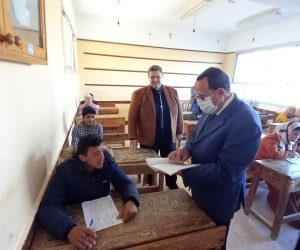 محافظ شمال سيناء يتابع لجان امتحانات الشهادة الإعدادية والصف الأول الثانوي: لا شكاوى (صور)