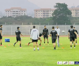  المنتخب الوطني يؤدي تدريباته استعدادا لمباراة الكاميرون بعد غد 