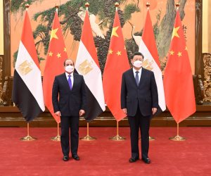 لقاء الرئيس السيسي بنظيره الصينى لتطوير التعاون الاستراتيجي (فيديو)