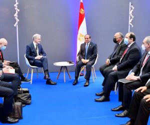 الرئيس السيسى يبحث مع رئيس وزراء النرويج توطين الاستثمارات النرويجية في مصر 