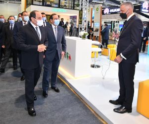 الحدث الأكبر للقطاع فى شمال أفريقيا والشرق الأوسط.. الرئيس السيسى يفتتح معرض مصر الدولي للبترول «إيجبس 2022»(صور)