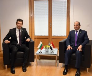 الرئيس السيسي يلتقى برئيس وزراء بلغاريا خلال القمة الأوروبية الأفريقية ببروكسل