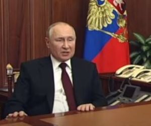 بوتين يعلن اعتراف روسيا بلوجانسك ودونيتسك جمهوريتين مستقلتين عن أوكرانيا