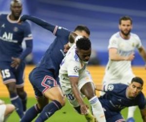 دوري أبطال أوروبا.. باريس سان جيرمان يحسم الشوط الأول ضد الريال 1-0 "فيديو"