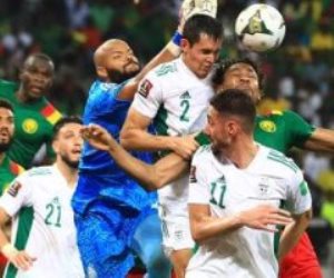 منتخب الجزائر يتأخر أمام الكاميرون فى الشوط الأول بتصفيات كأس العالم 2022