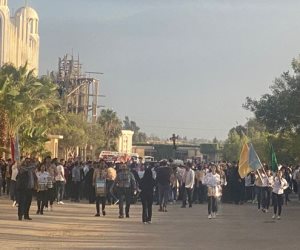 جثمان القمص أرسانيوس يصل إلى مثواه الأخير بدير مارمينا (صور)