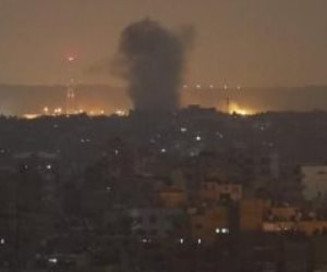 غارات إسرائيلية عنيفة على مواقع تتبع الفصائل الفلسطينية في قطاع غزة